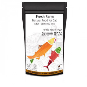 Fresh Farm No Grain Adult Cat - Losos a tuniak 1,4kg