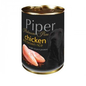Piper Platinum Pure Adult - Kuracie s hnedou ryžou 400g