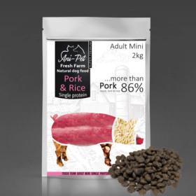 Fresh Farm Adult Mini Single Protein - Pork & Rice 2kg