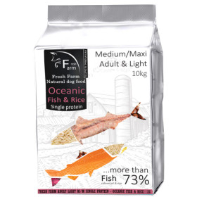 Fresh Farm Adult&Light Medium/Maxi Single Protein - Oceanic Fish 10kg
