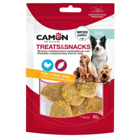 Camon Treats&Snacks Dog - Kuracie nugetky s batatmi 80g
